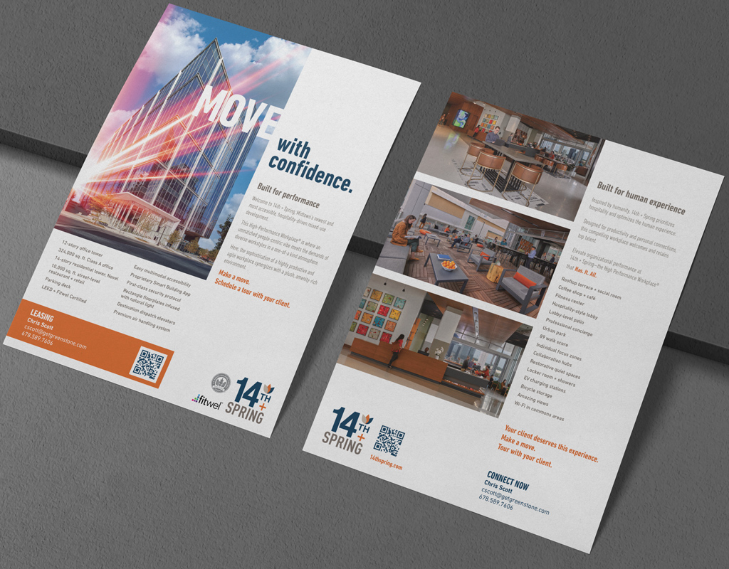 14th + Spring Leasing Flyer