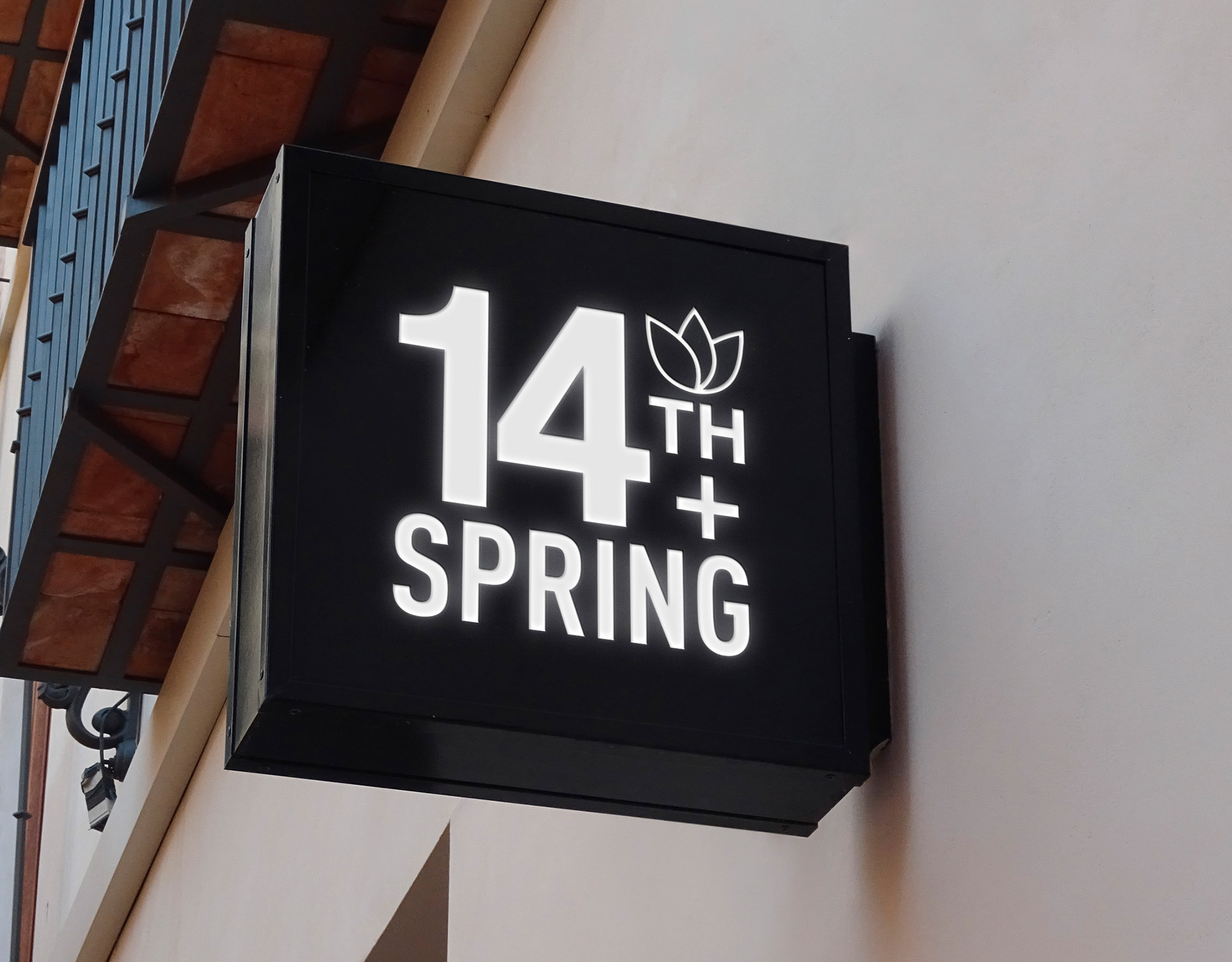 14th + Spring Logo
