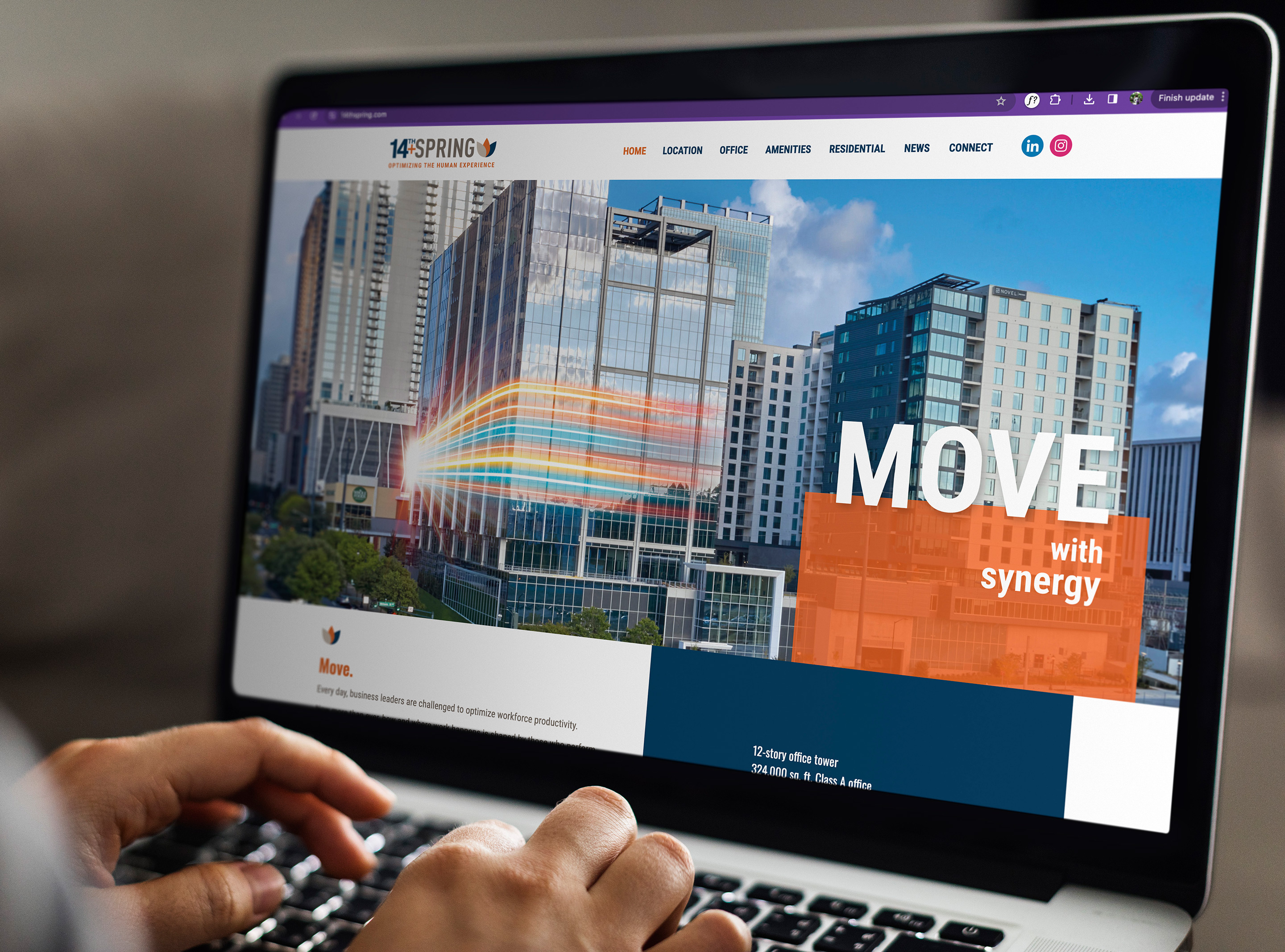 14th + Spring Website