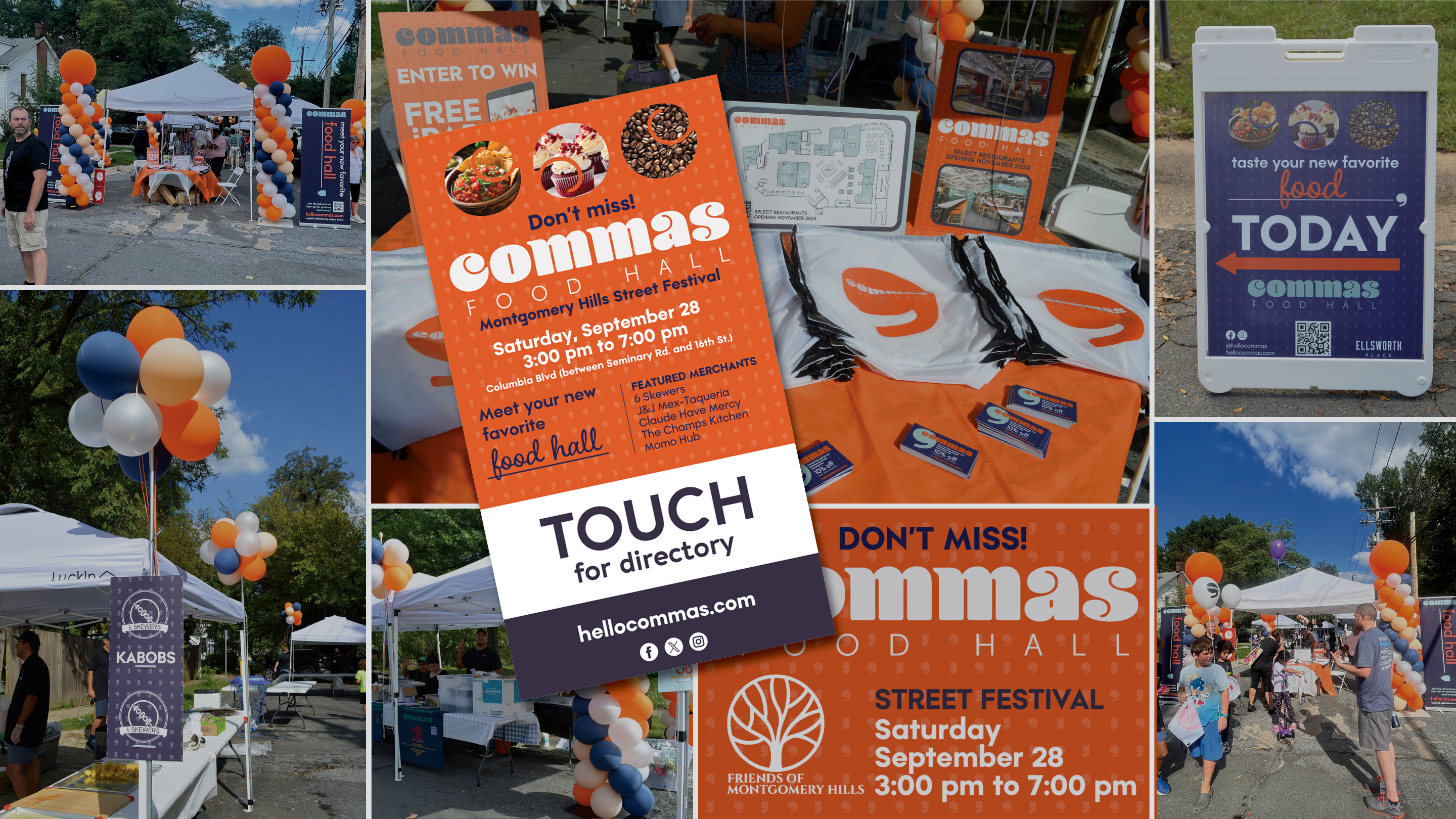 Commas Food Hall Events