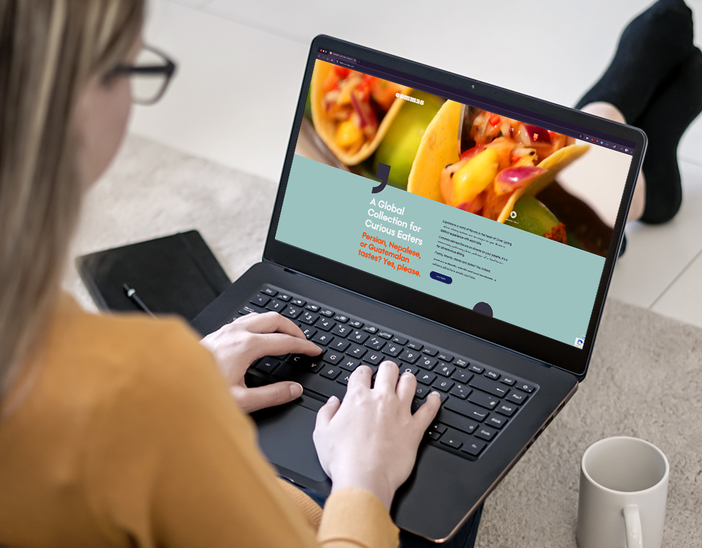 Commas Food Hall Website