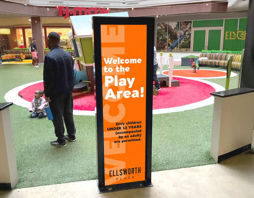 Ellsworth Place Playground Sign