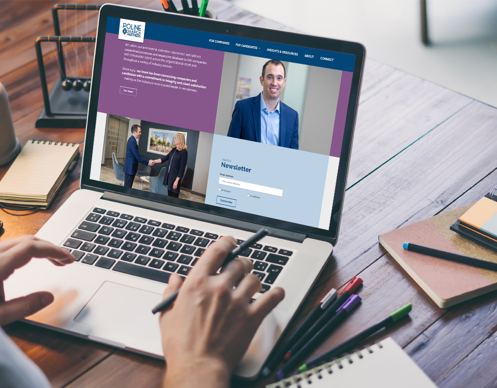 Poline Search Partners Website